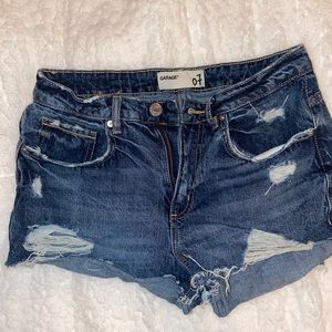 Denim shorts